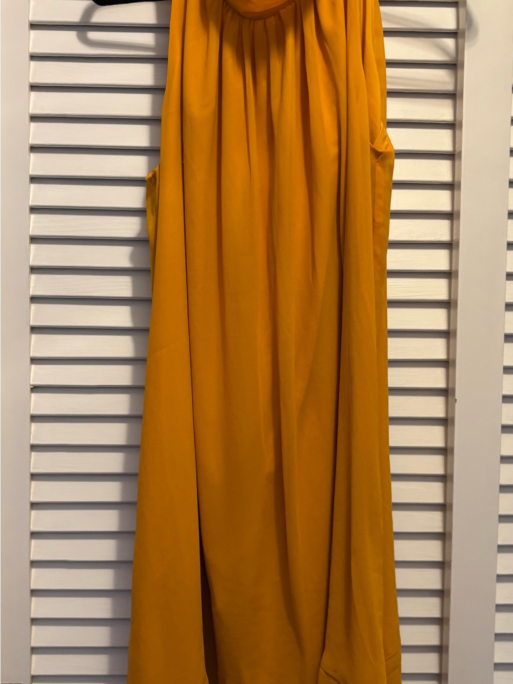 New York & Company Mustard Yellow Maxi Skirt